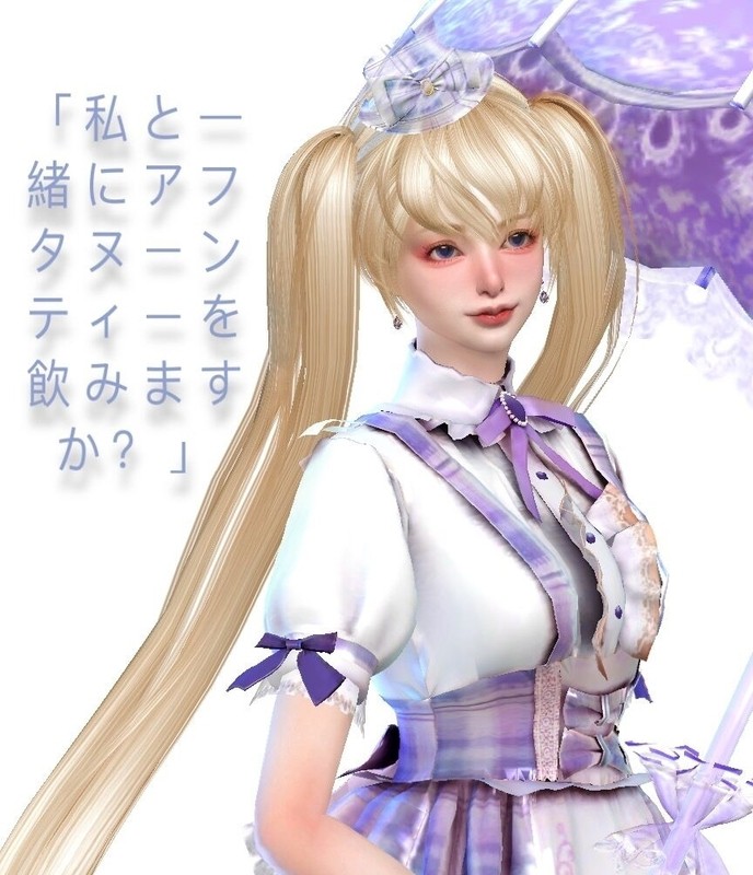 金发双马尾