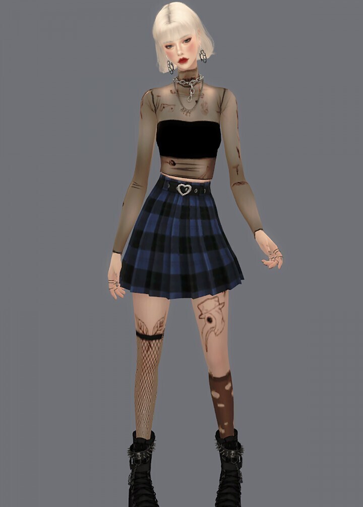 Blue & Black
