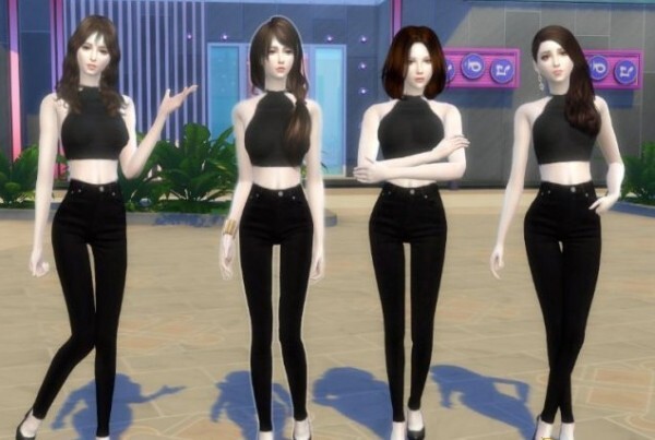 模拟人生4超级性感韩国女团MOD下载