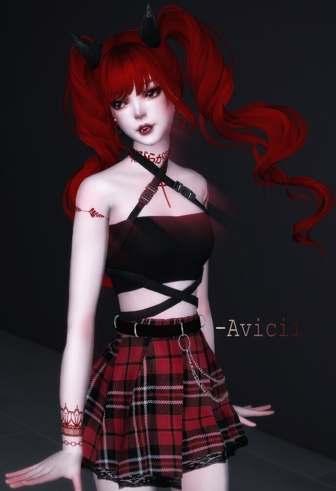 红发双马尾二次元妹妹