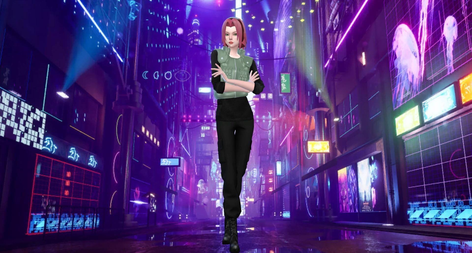 模拟人生4火影忍者人物分享之春野樱小樱