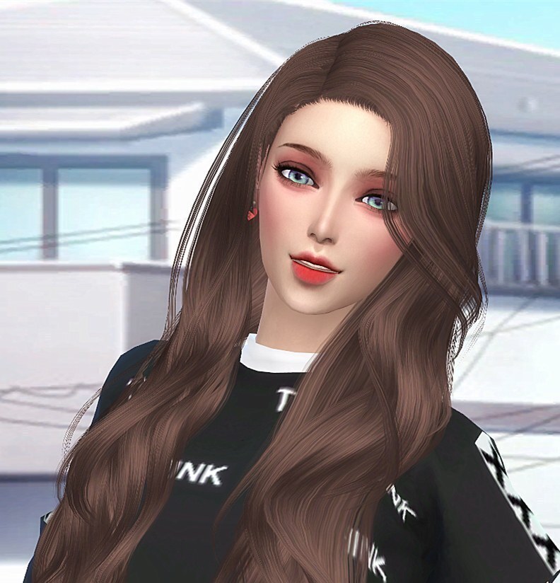 偏韩系的长发大姐姐~