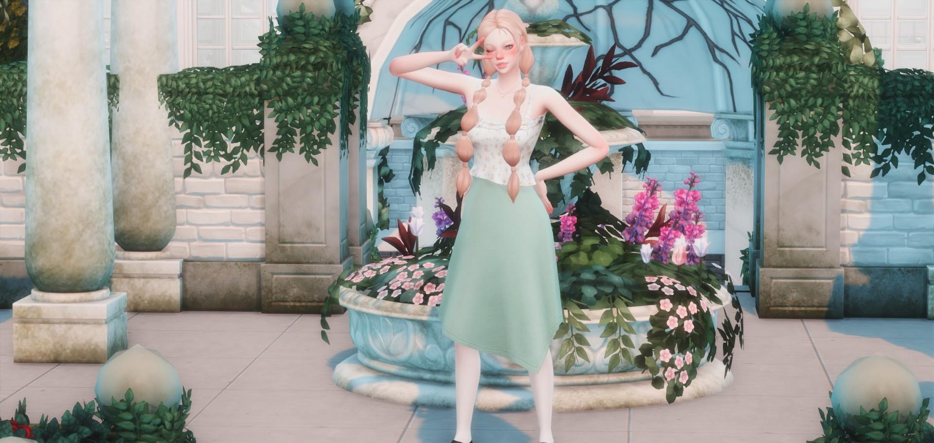 {饼子原创}~EA风☀田园甜妹☆让人移不开眼✿（来领金币吧）！