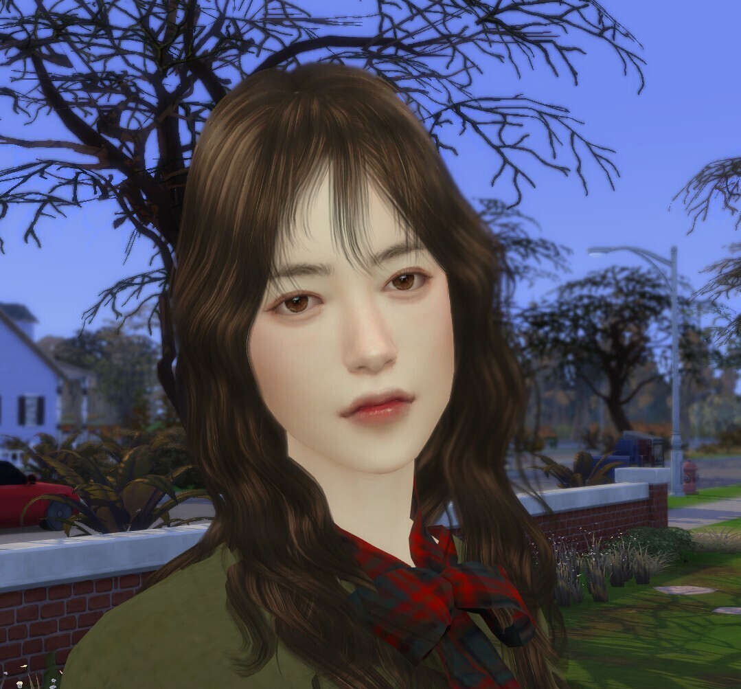 真实风清纯系长相妹子