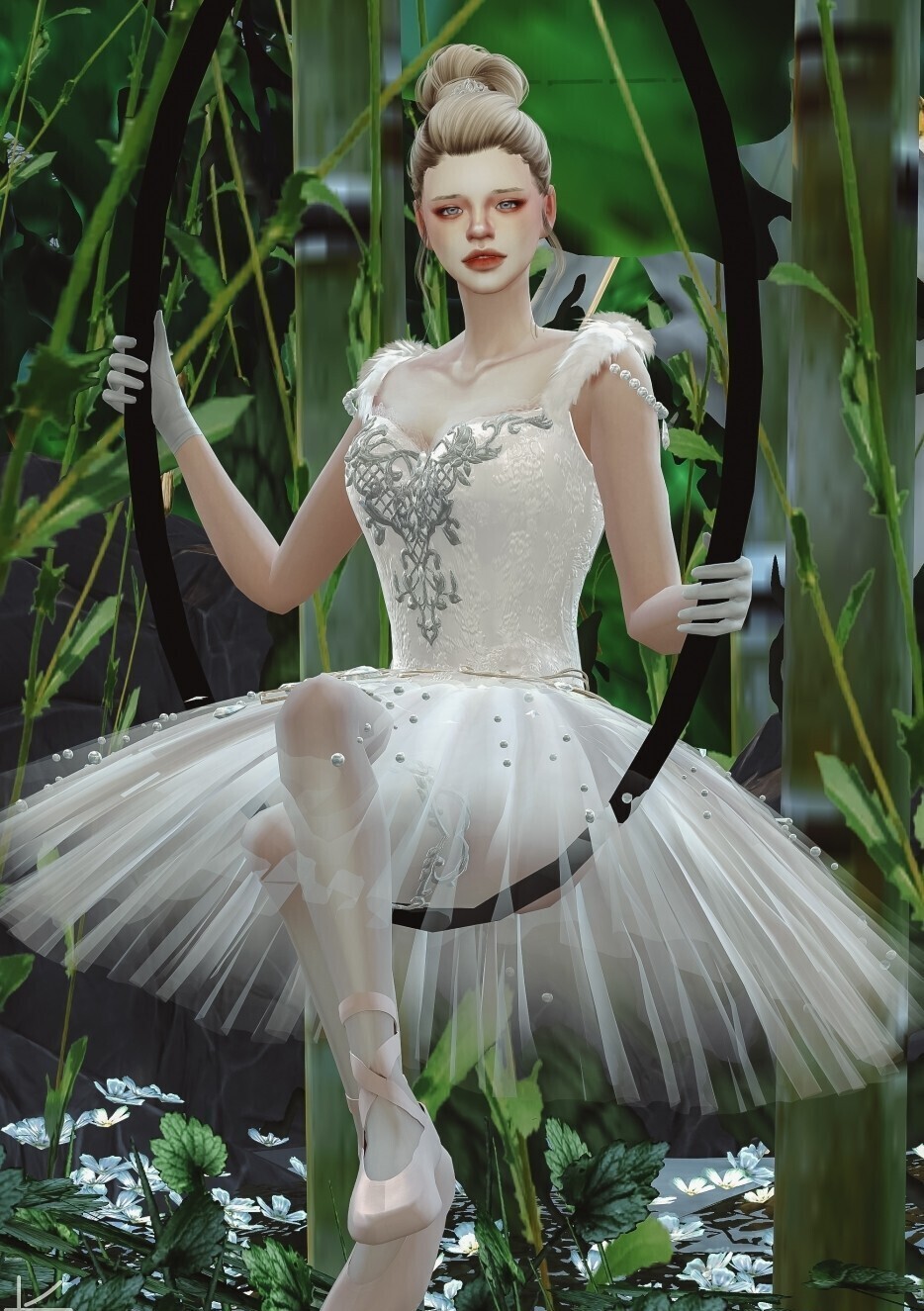 天鹅湖边的芭蕾舞者—威廉.韦罗妮卡{原创人物分享}