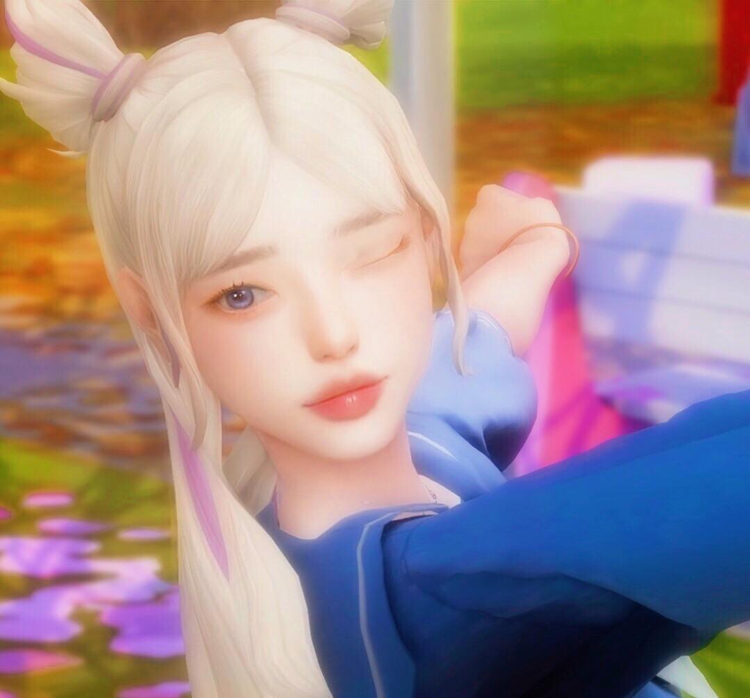 随手捏的一个白毛jk