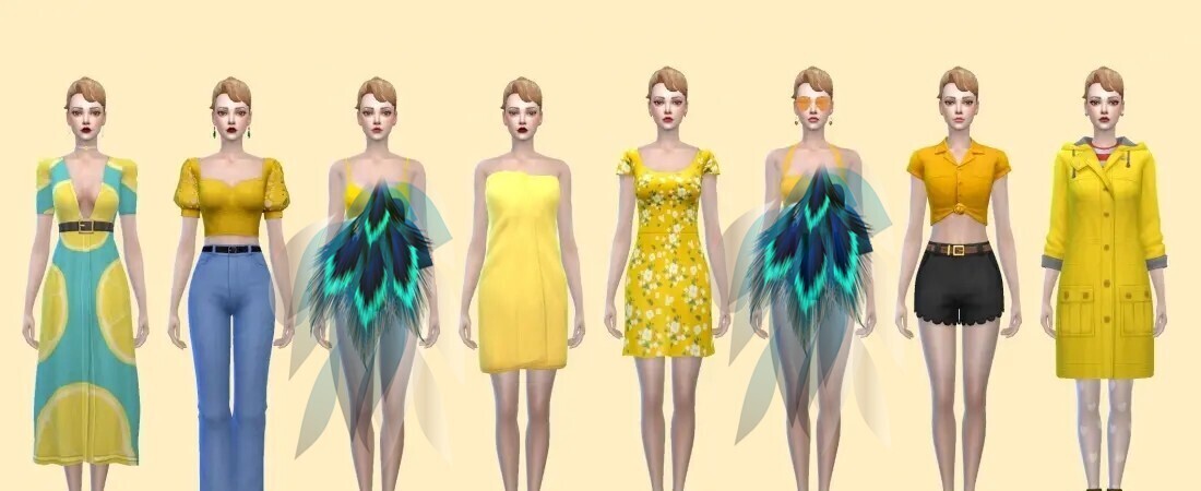 ❤Yellow❤成熟居家优雅小名媛