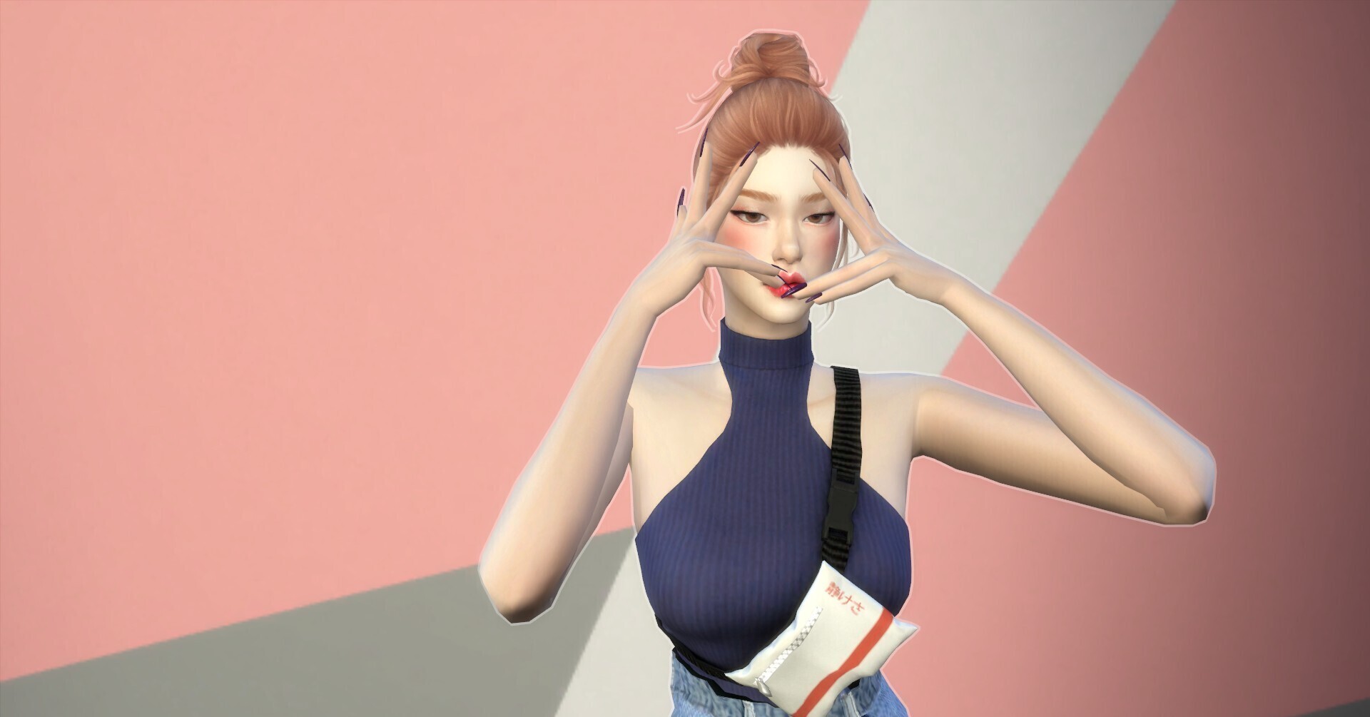 韩风可爱软妹 想不想rua一下！