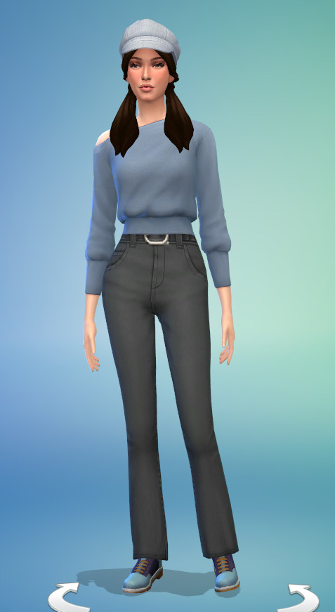 EA风油画感小姐姐