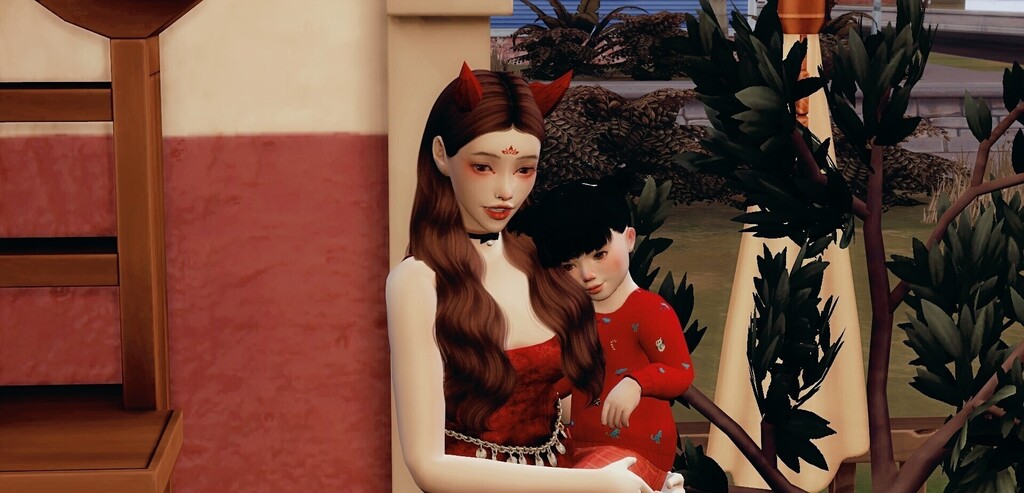 属于我们的全家福——妞妞和舒舒