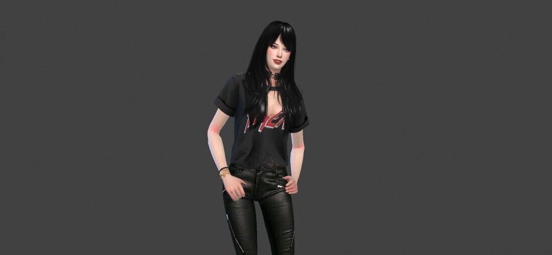 叛逆朋克少女风！！