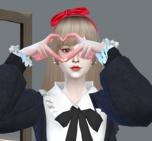 一个日系学院风的可爱小姐姐