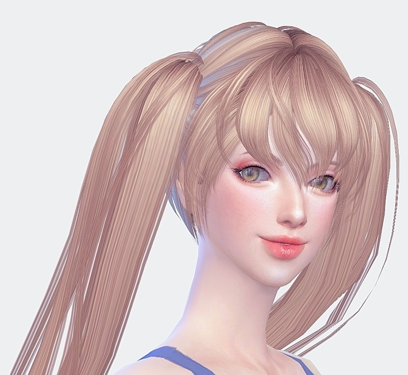 一个漫画风的元气少女