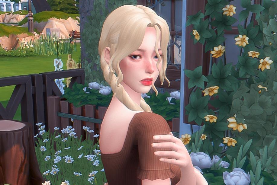 生活在田园的女孩