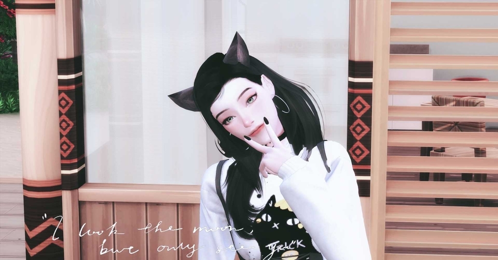 小野猫插画仿妆