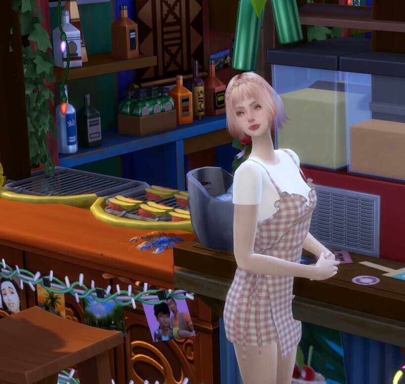 粉发女孩-自捏小人分享