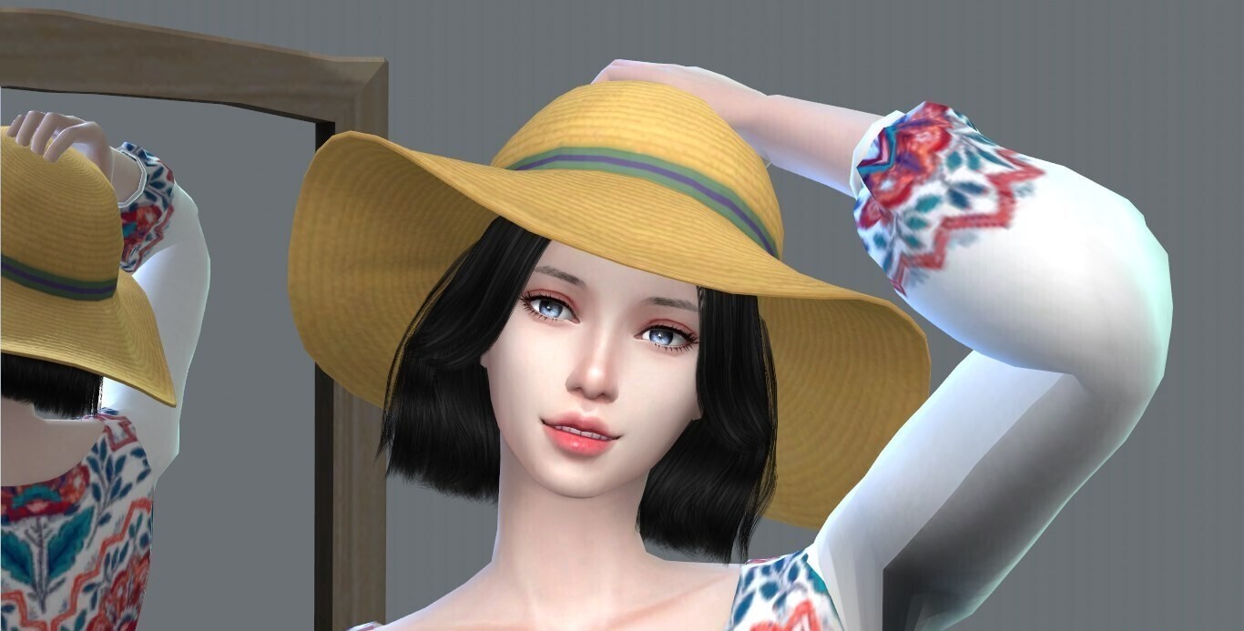 来领取田园风小姐姐~