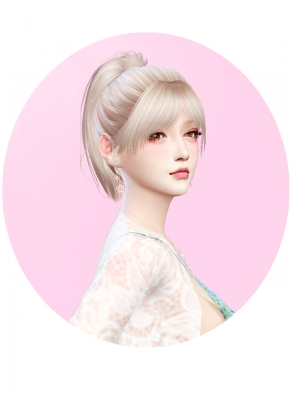 有那么一丢丢像秦岚~~~不好意思 冷汗 尴尬