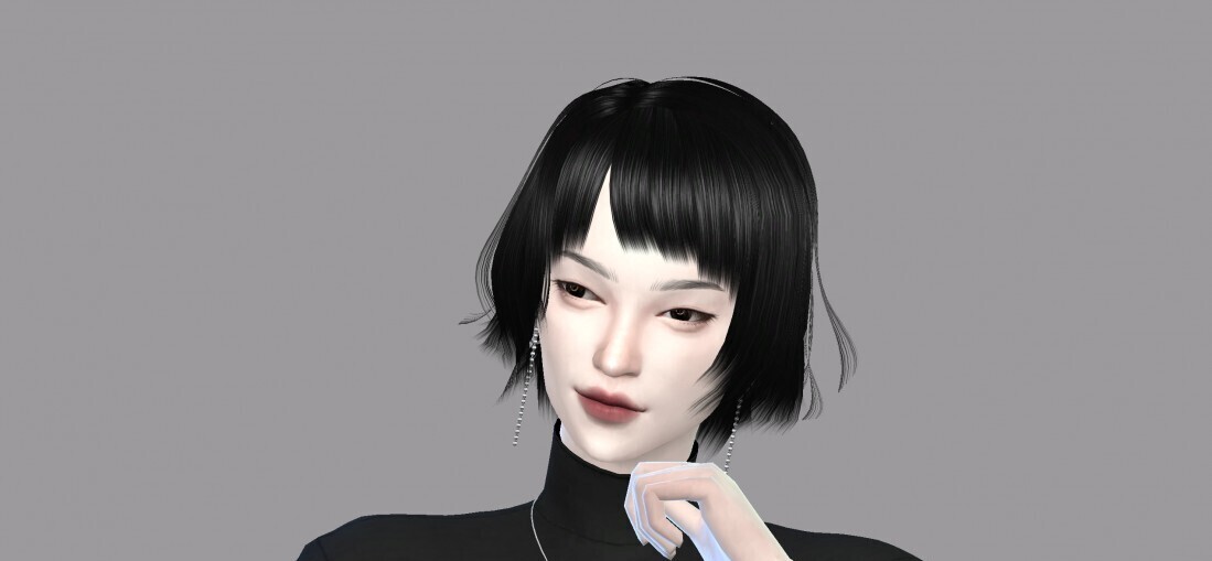 日系冷淡风黑色酷姐 大室琴羽 打包分享