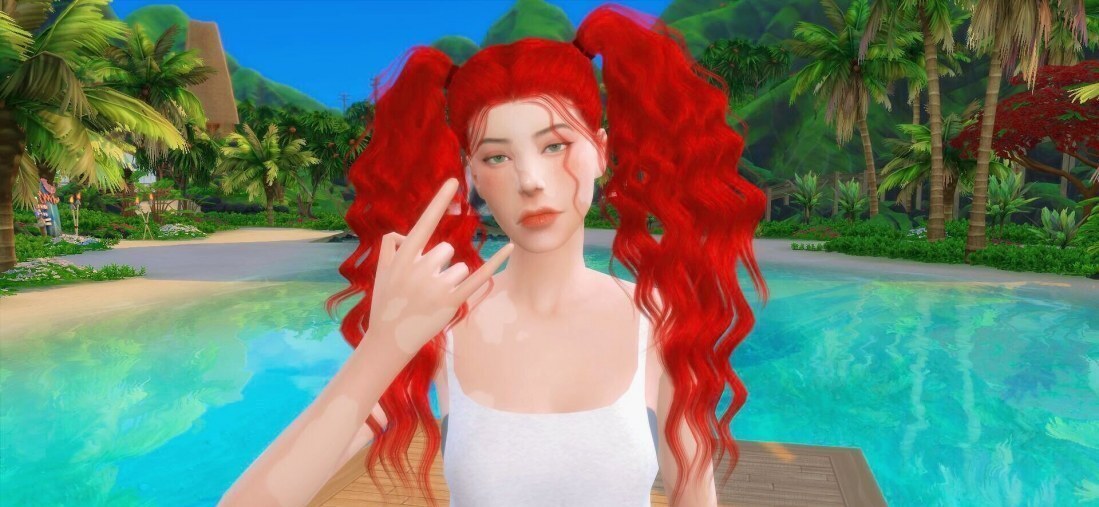 分享一个红发个性小姐姐