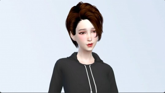 模拟人生4一个短发有点酷的女孩MOD下载