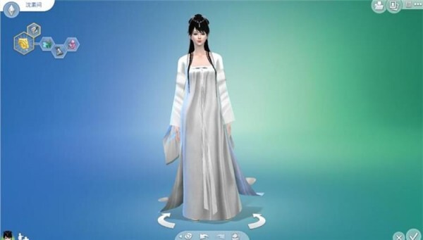 模拟人生4白衣古代女人MOD下载-模拟人生4白衣古代女子素问MOD下载