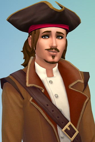 模拟人生4杰克船长人物MOD下载-模拟人生4帅气的杰克船长人物MOD下载